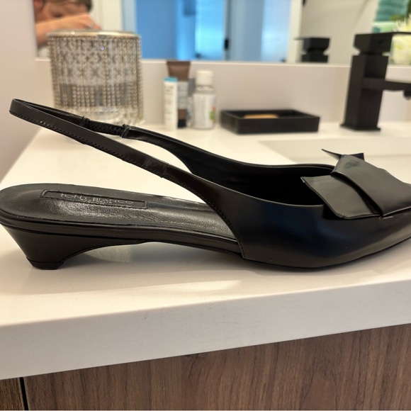 Tony Bianco black slingback heels - Picture 4 of 6